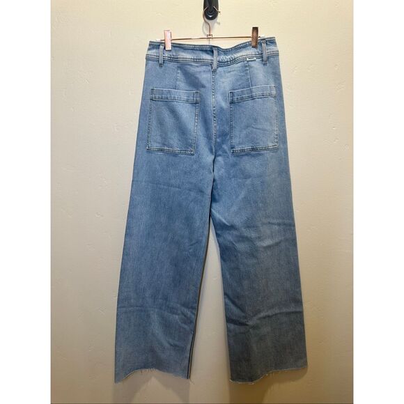 Rip Curl Women’s Surfwear Light Wash High Rise Wide Leg Jeans Size 32 - Picture 8 of 8